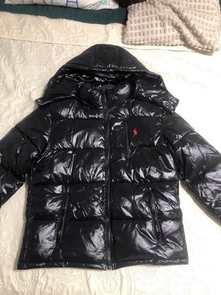 Anorak Ralph Lauren Negro Brillante