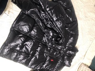 Anorak Ralph Lauren Negro Brillante