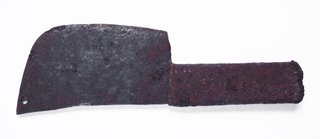 Antiguo cuchillo hierro machete podón