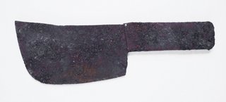 Antiguo cuchillo hierro machete podón