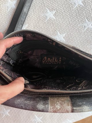 Bolso Anekke marrón y morado