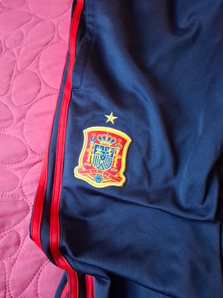 Pantalón Chándal Adidas España Negro/Rojo