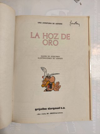 Lote con 4 tomos de Asterix el Galo