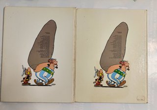 Lote con 4 tomos de Asterix el Galo