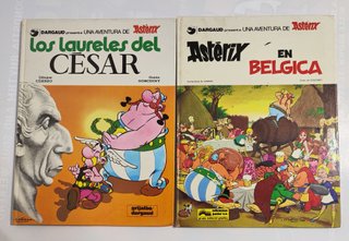 Lote con 4 tomos de Asterix el Galo