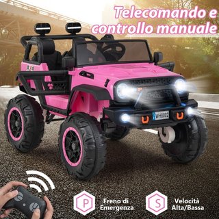 Coche eléctrico para niños de 2 plazas, coche eléc