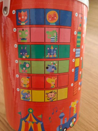 Bloques de madera Circus Blocks (46 piezas) + cubo