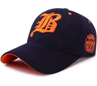 Gorra B Azul y Naranja