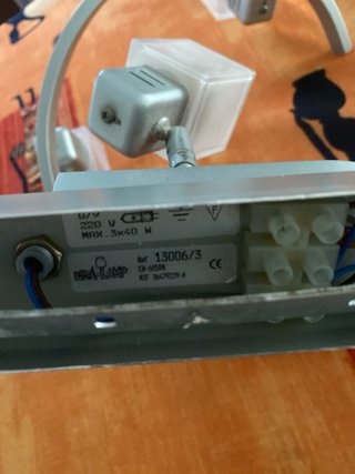 Lámpara de techo moderna 3 focos