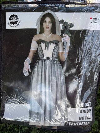 Disfraz Novia Cadáver Talla M Fiestas Guirca
