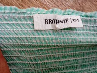 Top Brownie Verde Talla XS