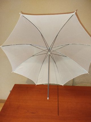 2 Paraguas Blancos Fotos 85 cm