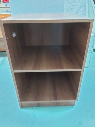 Mostradores de madera con vitrina expositora