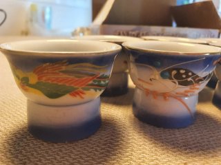 6 Vasos de Sake Cerámica
