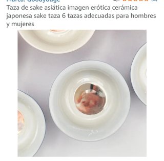 6 Vasos de Sake Cerámica