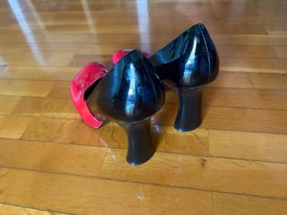 Tacones ZARA Negros y Rojos