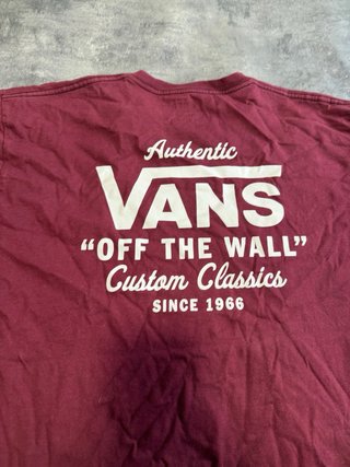 Camiseta Vans Logo Blanco