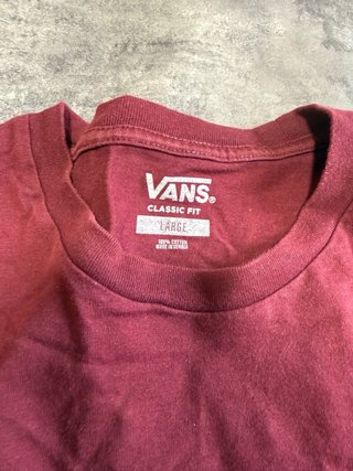 Camiseta Vans Logo Blanco