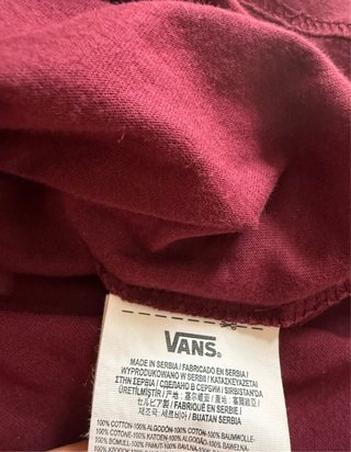 Camiseta Vans Logo Blanco
