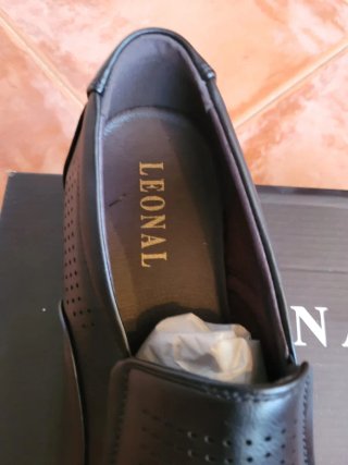 Mocasines LEONAL negros elegantes