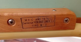 Pupitre Federico Giner M-3 1976