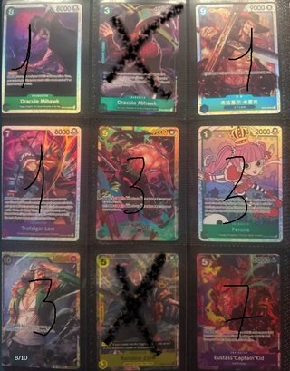 Cartas One Piece Colección