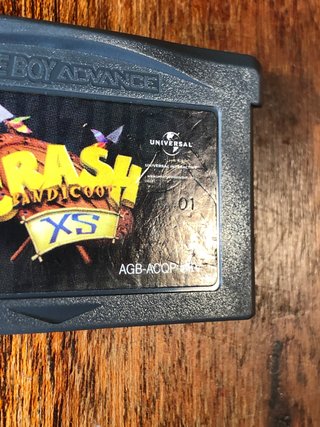 Crash Bandicoot XS gameboy advance GBA