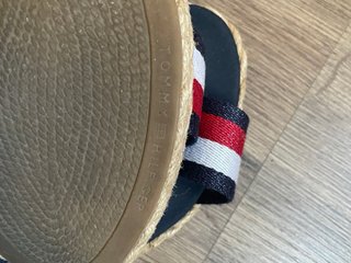 Sandalias cuña Tommy Hilfiger azul marino