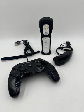 Nintendo Wii RVL-001 Nera Completa Testata
