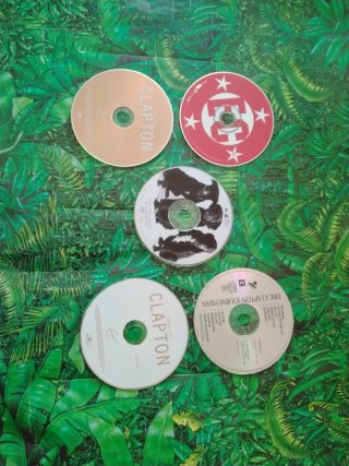 5 CDs Eric Clapton (Blues/Pop Rock)