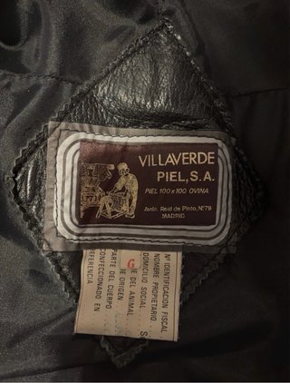 Abrigo de piel negro mujer