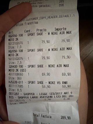 Zapatillas nike air max moto 2k Gs