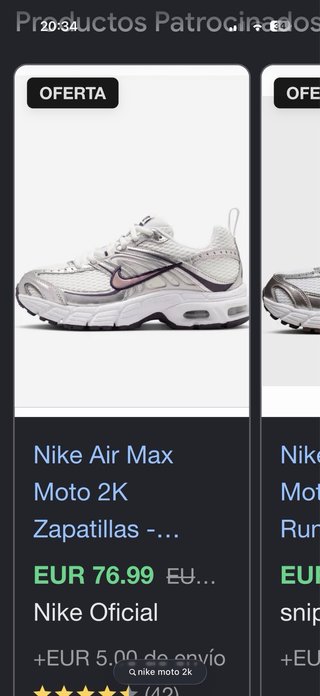 Zapatillas nike air max moto 2k Gs