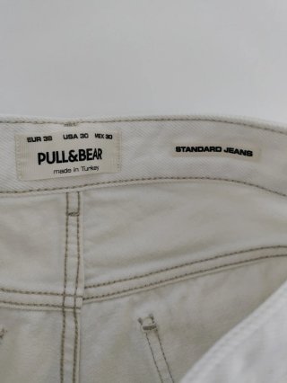 Pantalón Standard Jeans Blanco