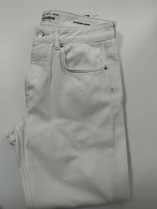 Pantalón Standard Jeans Blanco