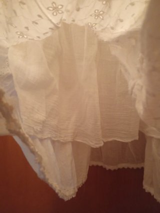 Vestitino donna bianco pizzo