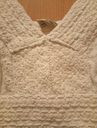Vestitino donna bianco pizzo
