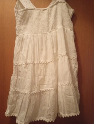 Vestitino donna bianco pizzo