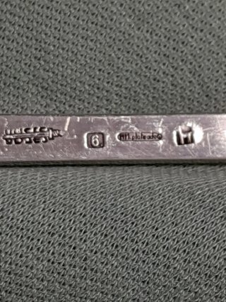 Cucharones antiguos de metal plateado