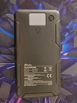 Cargador solar de 25000 mAh, batería externa