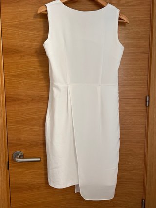 Vestido blanco corto elegante