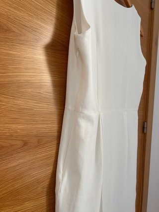 Vestido blanco corto elegante