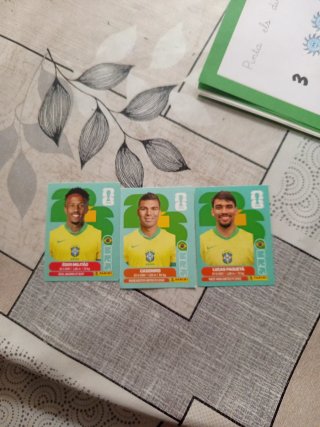 Cromos Mundial 2026 Brasil (3 cromos)