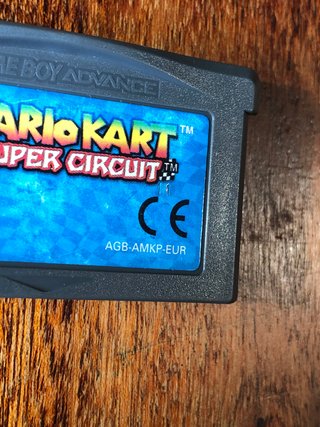 Mario Kart super circuit gameboy advance GBA
