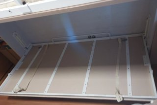 Litera abatible doble compacta. 220x206x39