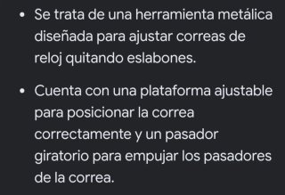 Herramienta para acortar correas