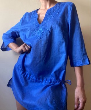 Blusa corta bordada Tex Woman talla 44