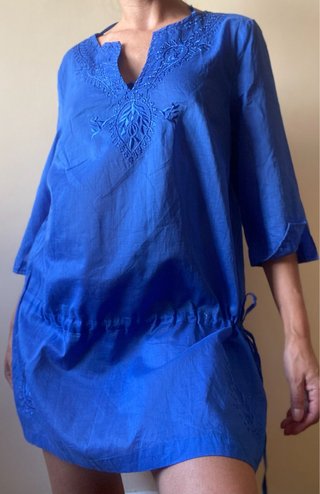 Blusa corta bordada Tex Woman talla 44