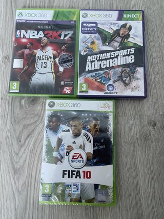 Confezione da 3 giochi Xbox 360 sigillati