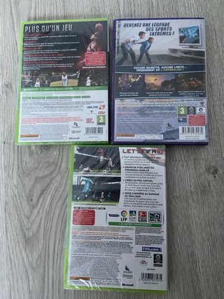 Confezione da 3 giochi Xbox 360 sigillati